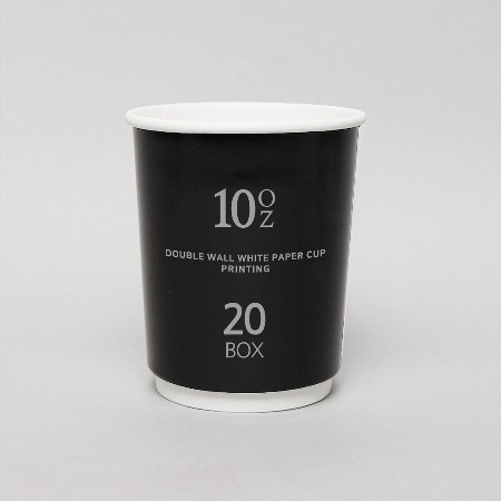 [유광]단열 이중컵 백색지 10온스 20박스(10000개) 인쇄